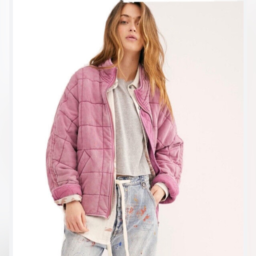Free people dolman quilted jacket